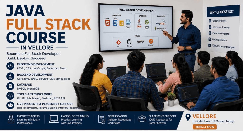 Java Full Stack Course in Vellore