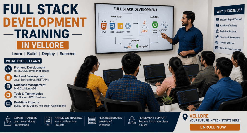 Full Stack Development Training in Vellore
